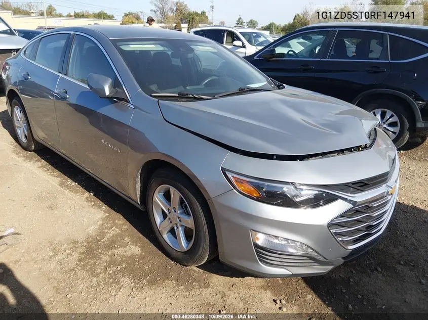 CHEVROLET MALIBU 2024, VIN 1G1ZD5ST0RF147941
