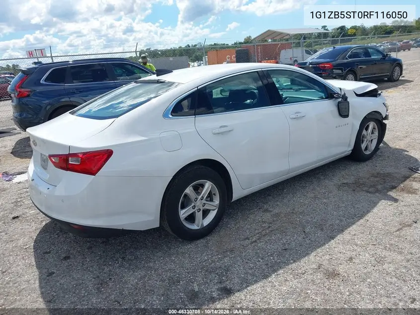 2024 CHEVROLET MALIBU VIN 1G1ZB5ST0RF116050 — фото 4