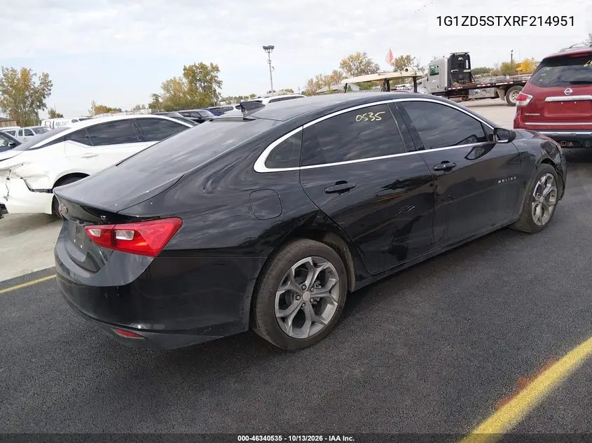 2024 CHEVROLET MALIBU VIN 1G1ZD5STXRF214951 — фото 4
