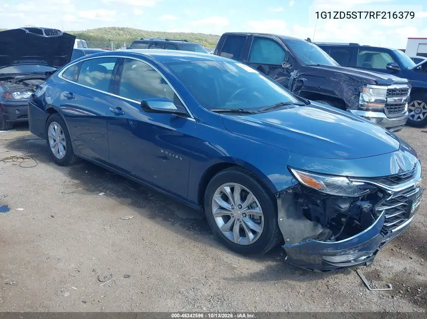 CHEVROLET MALIBU 2024, VIN 1G1ZD5ST7RF216379