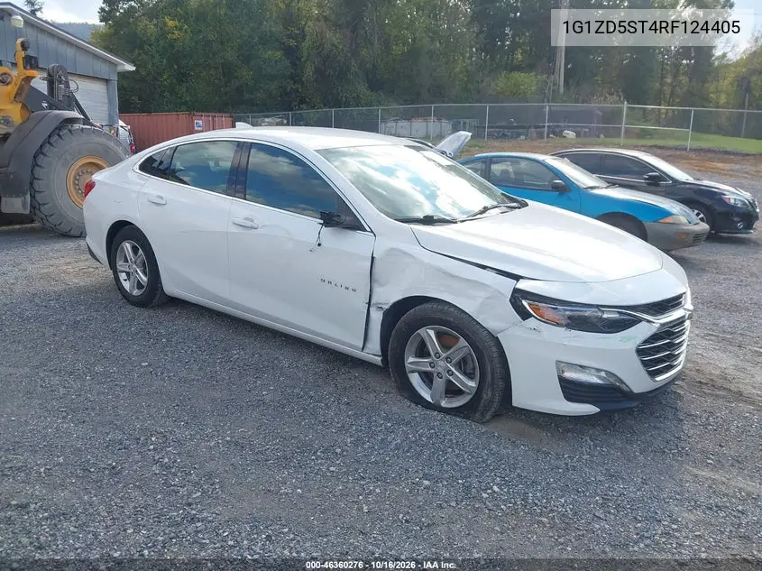 CHEVROLET MALIBU 2024, VIN 1G1ZD5ST4RF124405