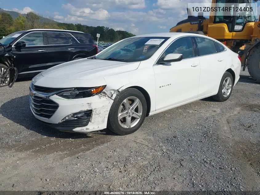 2024 CHEVROLET MALIBU VIN 1G1ZD5ST4RF124405 — фото 2