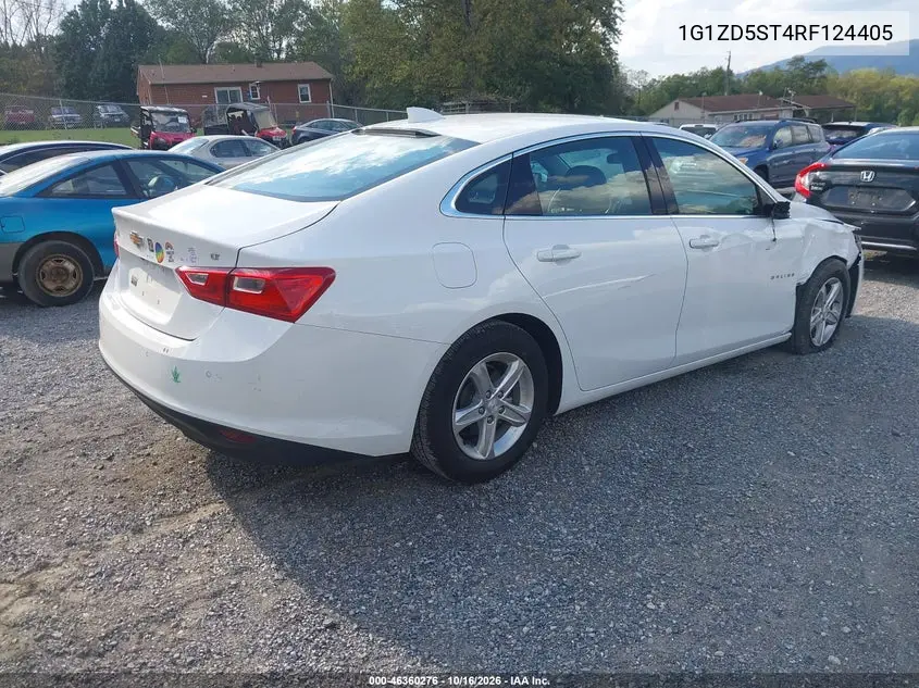 2024 CHEVROLET MALIBU VIN 1G1ZD5ST4RF124405 — фото 4