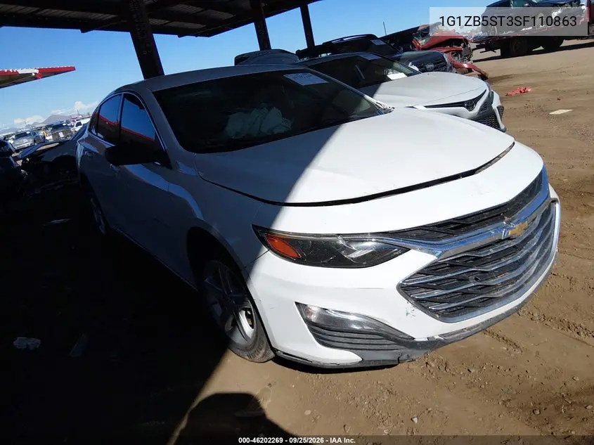 CHEVROLET MALIBU 2025, VIN 1G1ZB5ST3SF110863