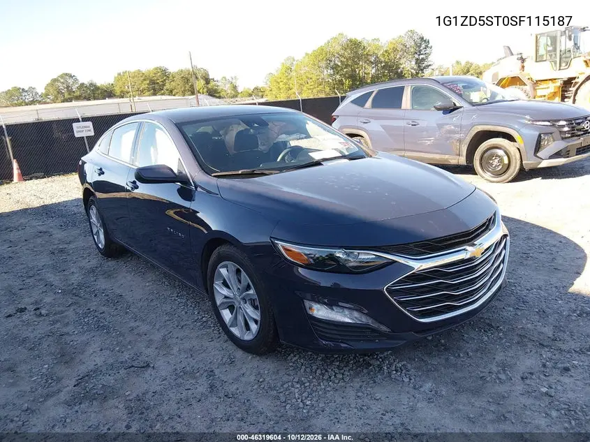 CHEVROLET MALIBU 2025, VIN 1G1ZD5ST0SF115187