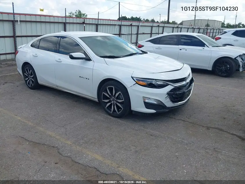 CHEVROLET MALIBU 2025, VIN 1G1ZG5ST9SF104230