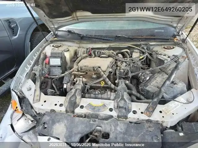 2004 CHEVROLET MONTE CARLO VIN 2G1WW12E649260205 — фото 11