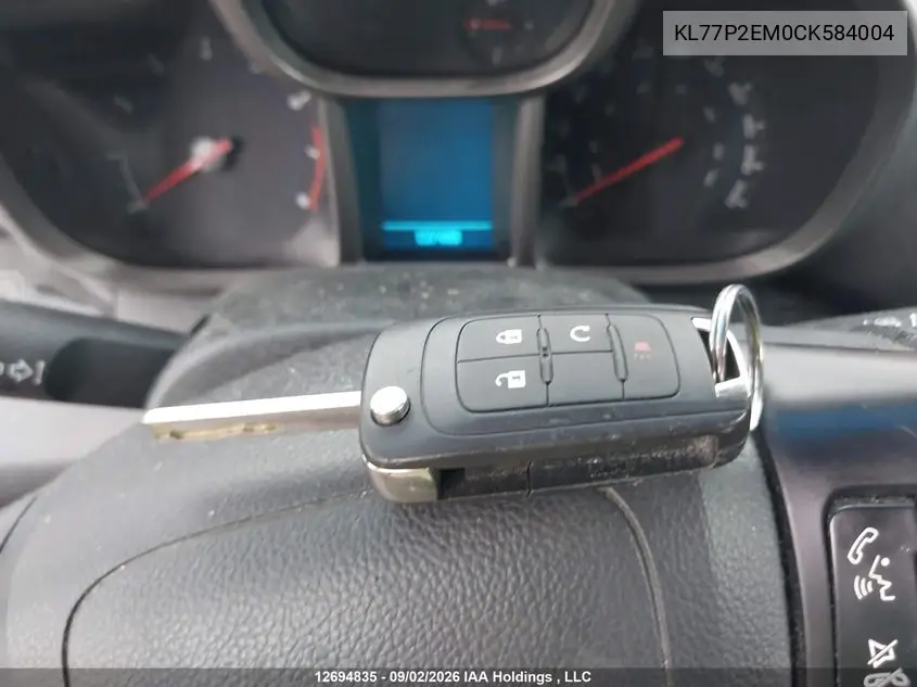 2012 CHEVROLET ORLANDO VIN KL77P2EM0CK584004 — фото 11