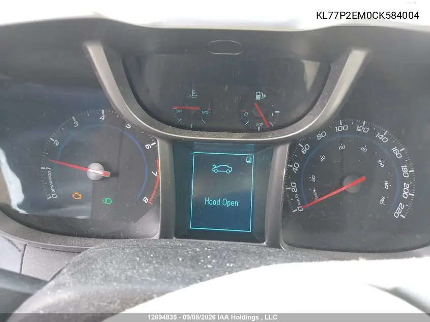 2012 CHEVROLET ORLANDO VIN KL77P2EM0CK584004 — фото 7