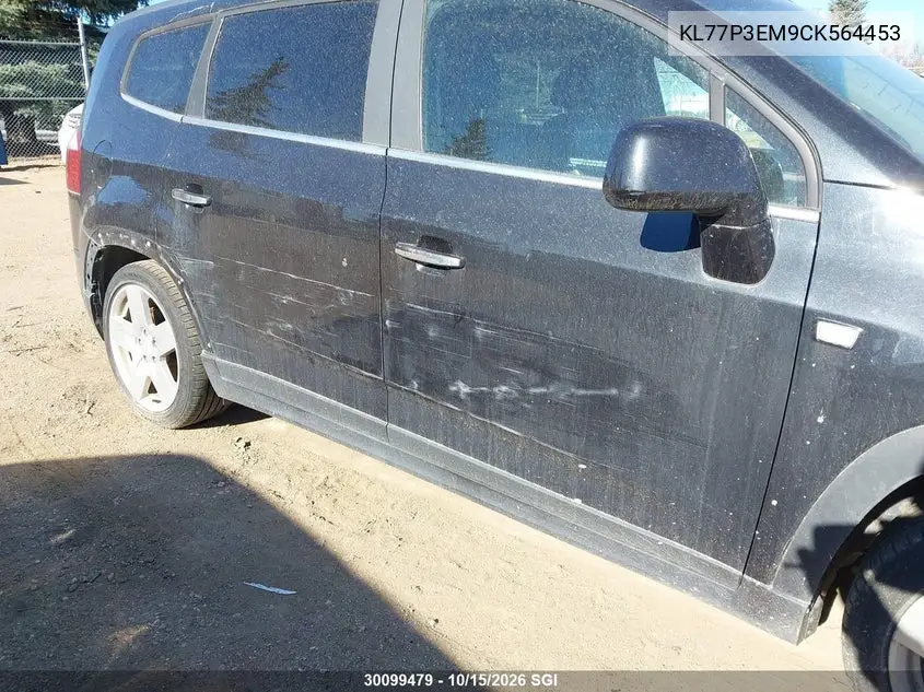 2012 CHEVROLET ORLANDO VIN KL77P3EM9CK564453 — фото 6
