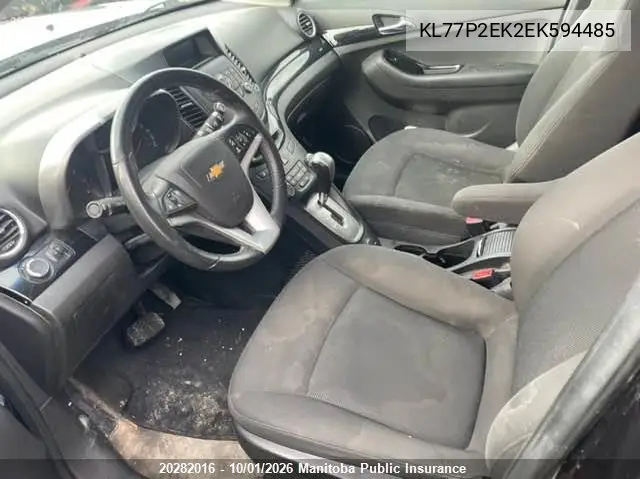 2014 CHEVROLET ORLANDO VIN KL77P2EK2EK594485 — фото 5