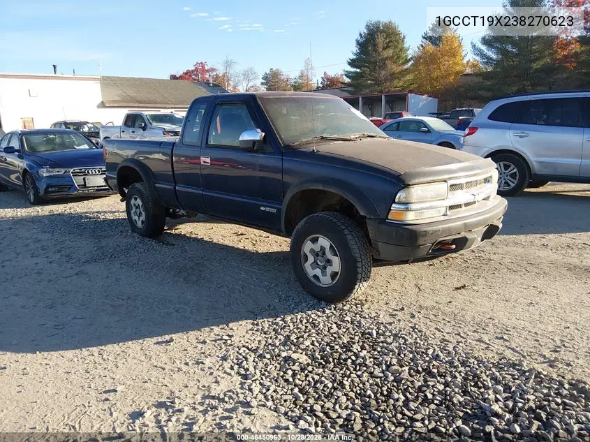 CHEVROLET S-10 PICKUP 2003, VIN 1GCCT19X238270623