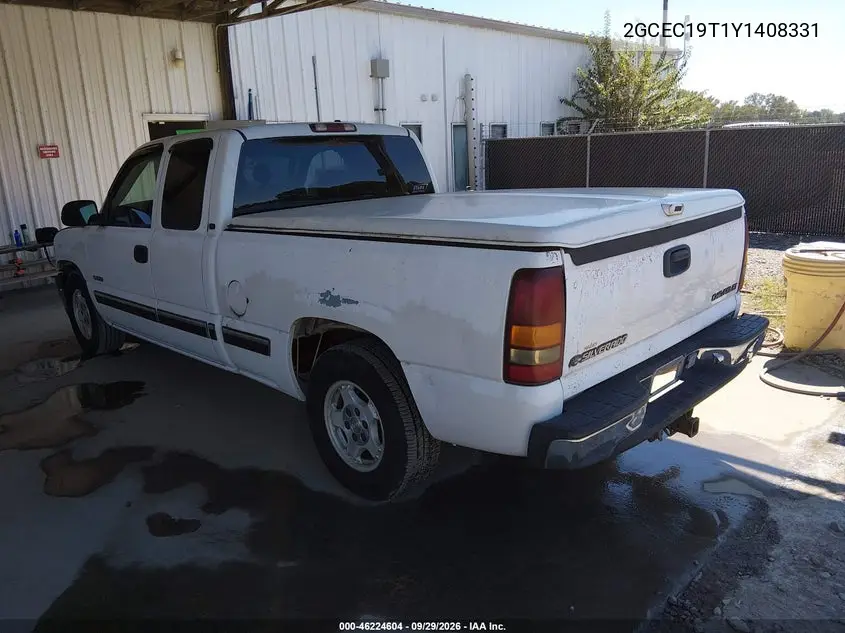 2000 CHEVROLET SILVERADO VIN 2GCEC19T1Y1408331 — фото 3