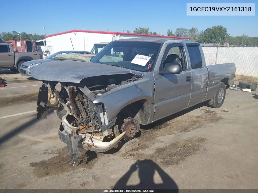 2000 CHEVROLET SILVERADO VIN 1GCEC19VXYZ161318 — фото 2