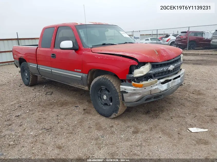 CHEVROLET SILVERADO 2000, VIN 2GCEK19T6Y1139231