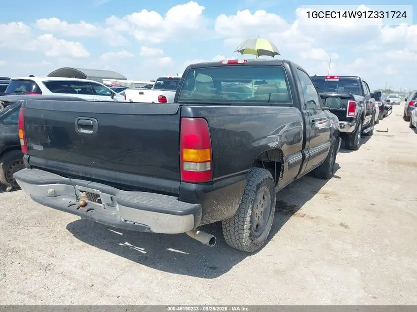 2001 CHEVROLET SILVERADO VIN 1GCEC14W91Z331724 — фото 4