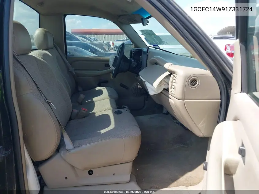 2001 CHEVROLET SILVERADO VIN 1GCEC14W91Z331724 — фото 5