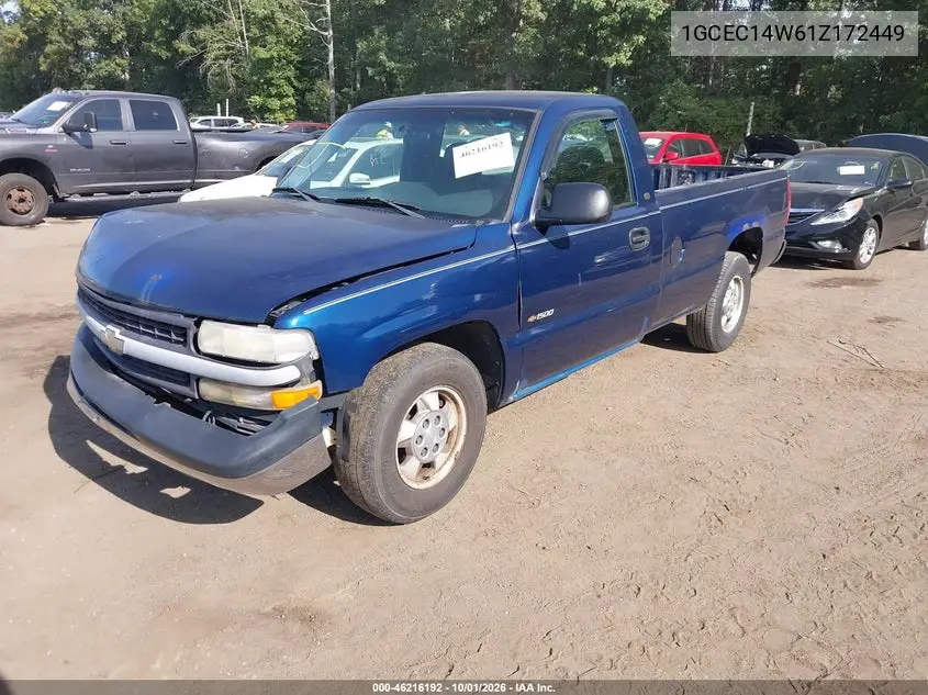 2001 CHEVROLET SILVERADO VIN 1GCEC14W61Z172449 — фото 2