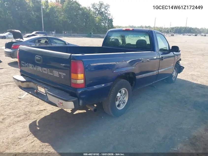 2001 CHEVROLET SILVERADO VIN 1GCEC14W61Z172449 — фото 4