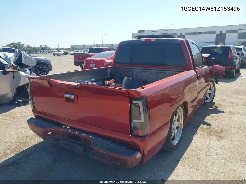 2001 CHEVROLET SILVERADO VIN 1GCEC14W81Z153496 — фото 4