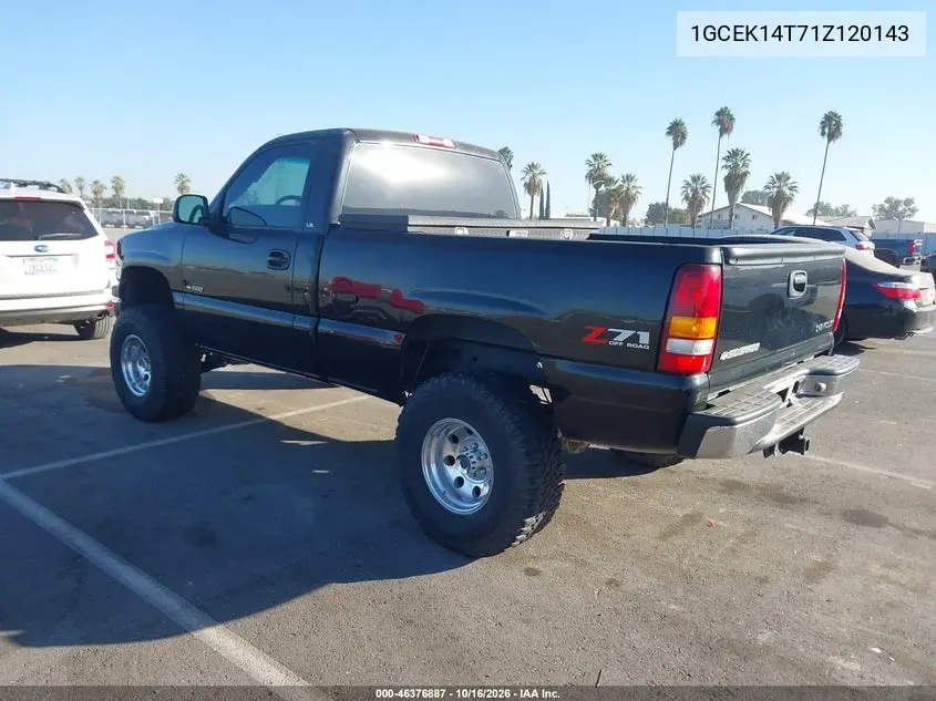 2001 CHEVROLET SILVERADO VIN 1GCEK14T71Z120143 — фото 3