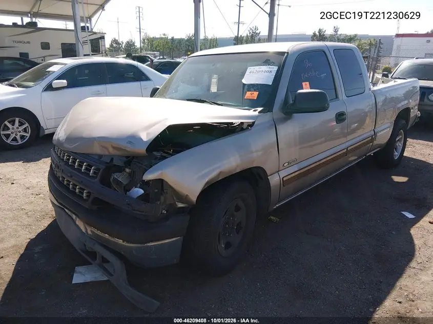 2002 CHEVROLET SILVERADO VIN 2GCEC19T221230629 — фото 2