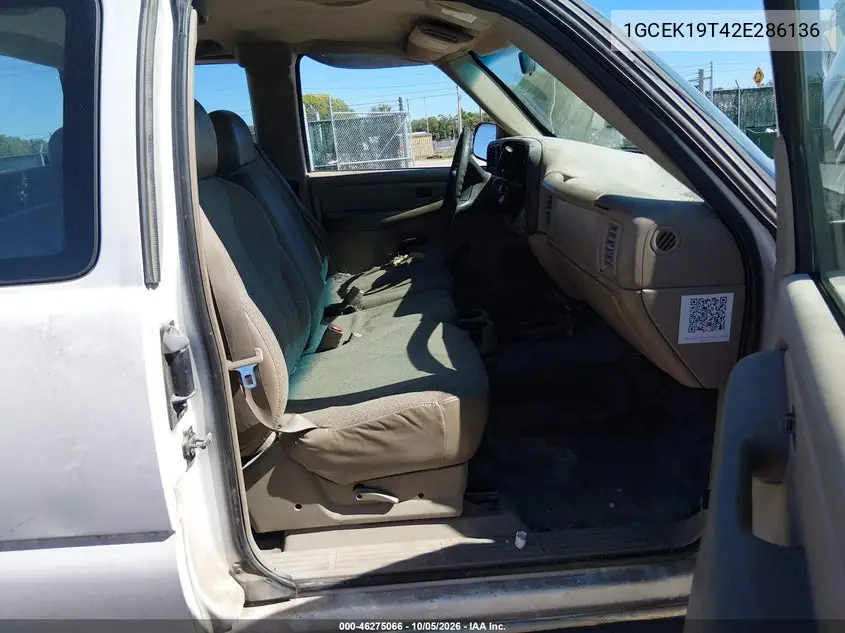 2002 CHEVROLET SILVERADO VIN 1GCEK19T42E286136 — фото 5