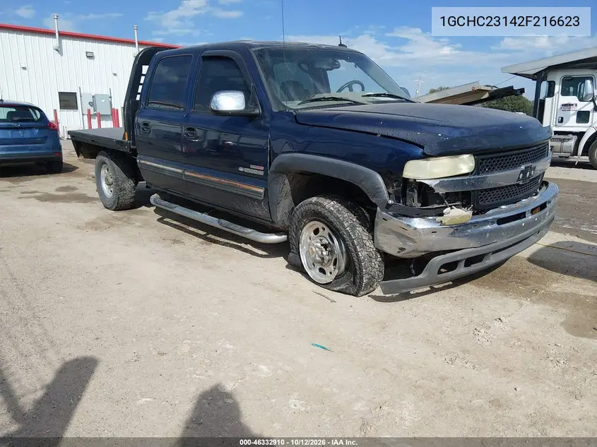 CHEVROLET SILVERADO 2002, VIN 1GCHC23142F216623