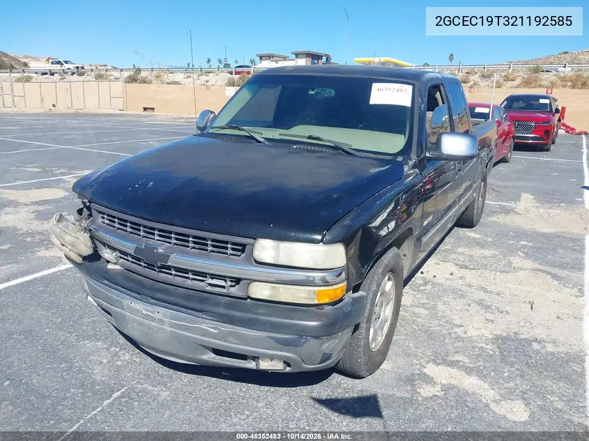 2002 CHEVROLET SILVERADO VIN 2GCEC19T321192585 — фото 2