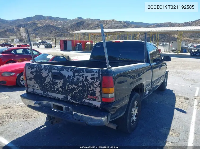 2002 CHEVROLET SILVERADO VIN 2GCEC19T321192585 — фото 4