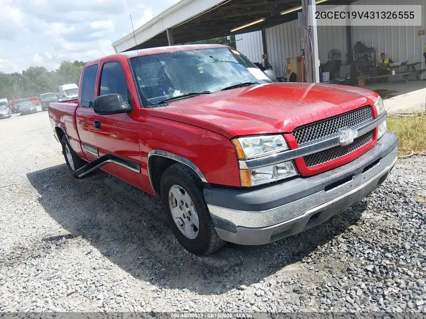 CHEVROLET SILVERADO 2003, VIN 2GCEC19V431326555