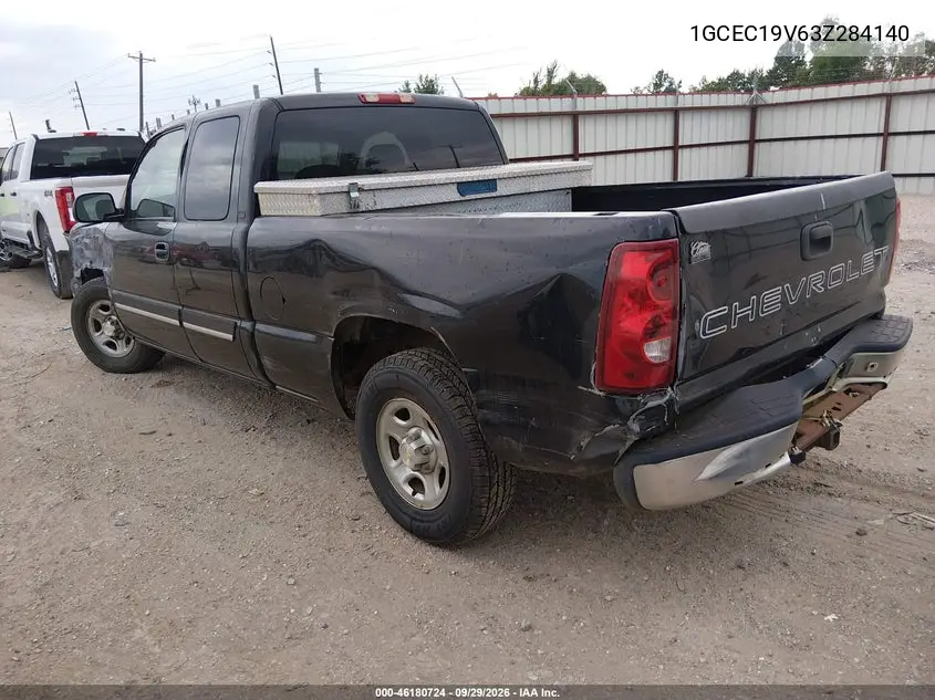 2003 CHEVROLET SILVERADO VIN 1GCEC19V63Z284140 — фото 3