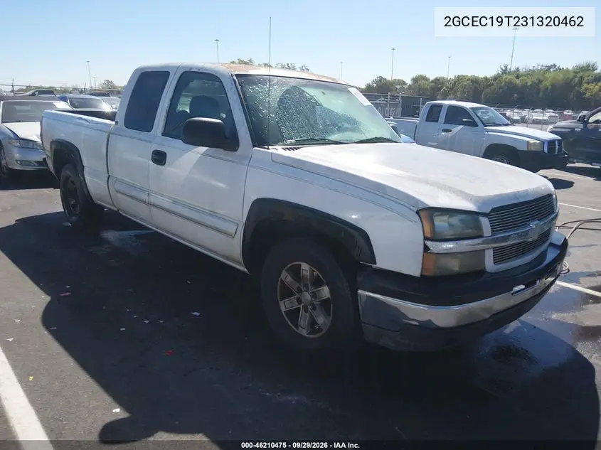 CHEVROLET SILVERADO 2003, VIN 2GCEC19T231320462