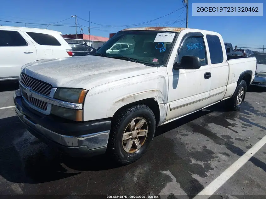 2003 CHEVROLET SILVERADO VIN 2GCEC19T231320462 — фото 2