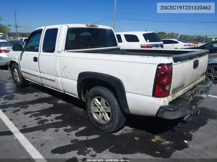 2003 CHEVROLET SILVERADO VIN 2GCEC19T231320462 — фото 3