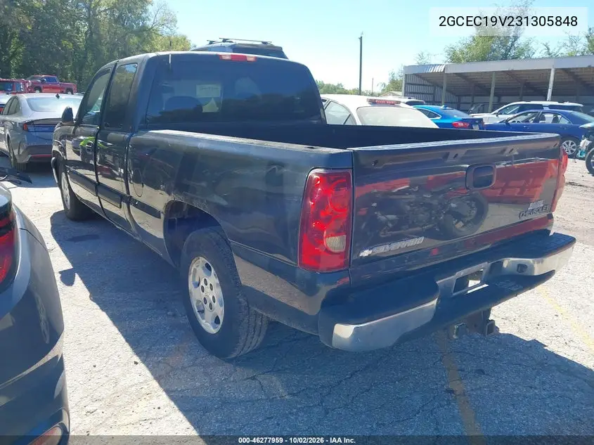 2003 CHEVROLET SILVERADO VIN 2GCEC19V231305848 — фото 3