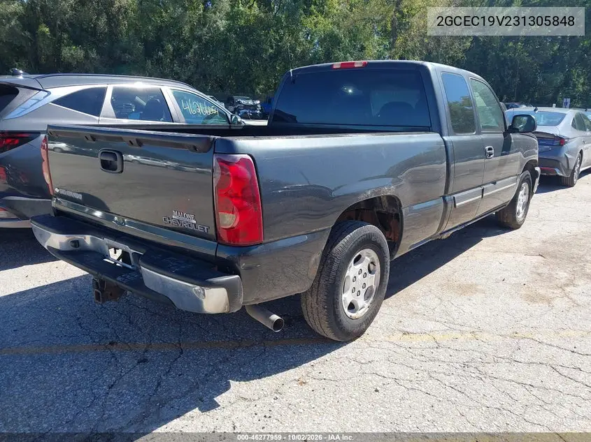 2003 CHEVROLET SILVERADO VIN 2GCEC19V231305848 — фото 4