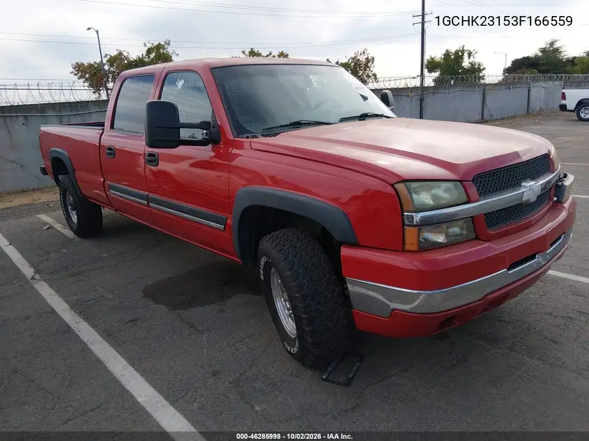 CHEVROLET SILVERADO 2003, VIN 1GCHK23153F166559