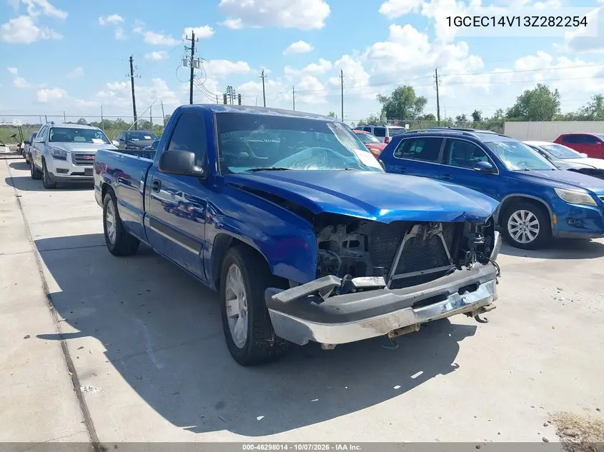 CHEVROLET SILVERADO 2003, VIN 1GCEC14V13Z282254