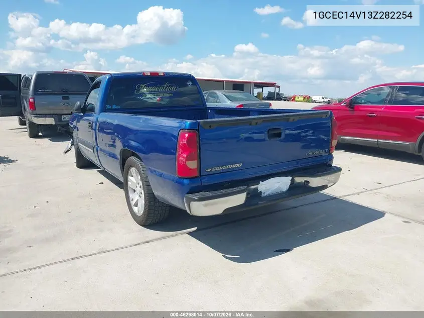 2003 CHEVROLET SILVERADO VIN 1GCEC14V13Z282254 — фото 3