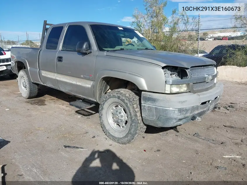 CHEVROLET SILVERADO 2003, VIN 1GCHK291X3E160673