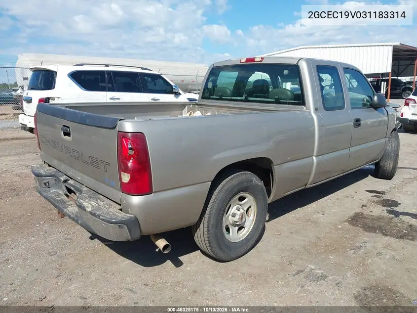 2003 CHEVROLET SILVERADO VIN 2GCEC19V031183314 — фото 4