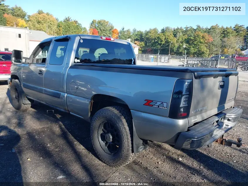 2003 CHEVROLET SILVERADO VIN 2GCEK19T731271102 — фото 3