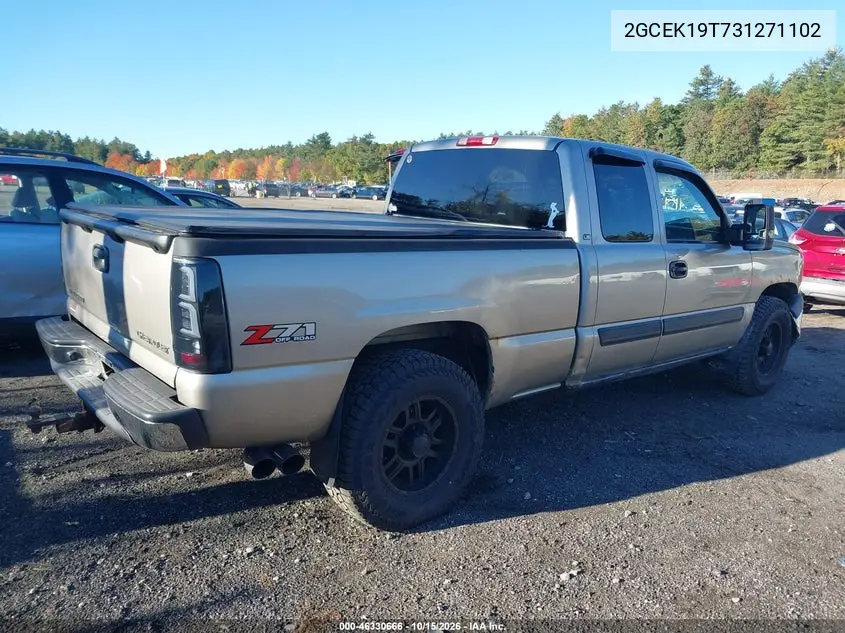 2003 CHEVROLET SILVERADO VIN 2GCEK19T731271102 — фото 4