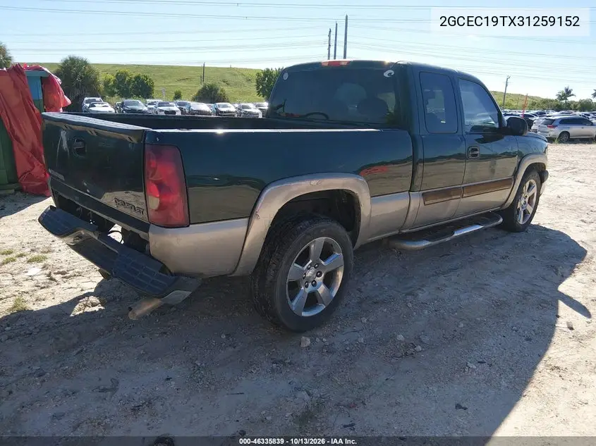 2003 CHEVROLET SILVERADO VIN 2GCEC19TX31259152 — фото 4