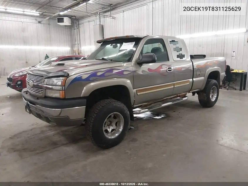 2003 CHEVROLET SILVERADO VIN 2GCEK19T831125629 — фото 2
