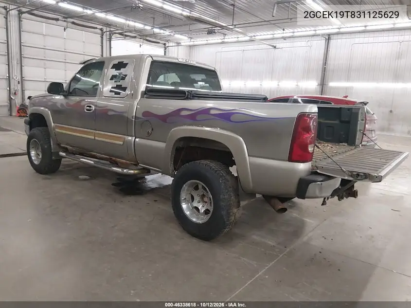2003 CHEVROLET SILVERADO VIN 2GCEK19T831125629 — фото 3