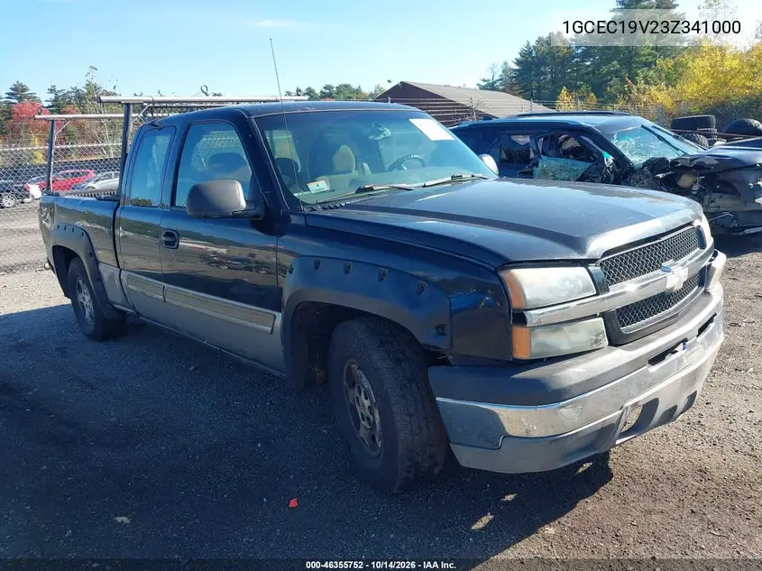 CHEVROLET SILVERADO 2003, VIN 1GCEC19V23Z341000