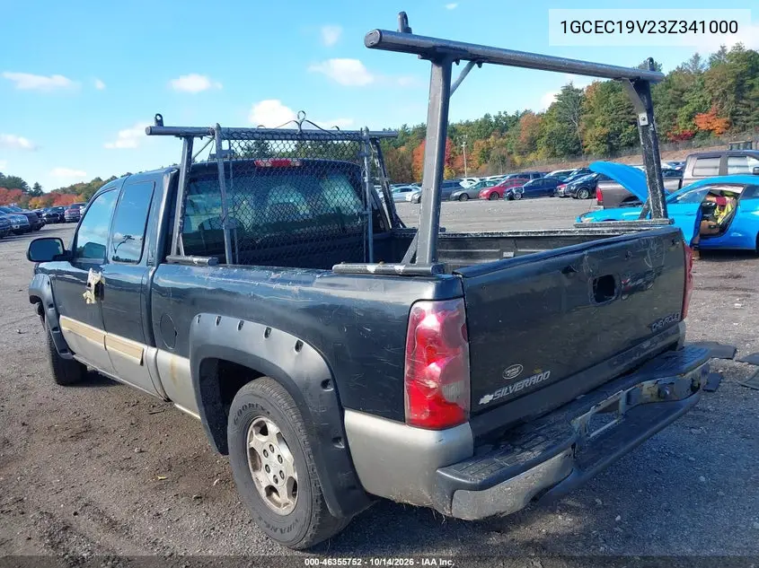 2003 CHEVROLET SILVERADO VIN 1GCEC19V23Z341000 — фото 3
