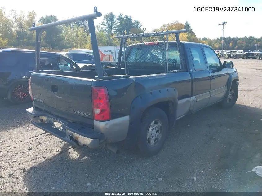 2003 CHEVROLET SILVERADO VIN 1GCEC19V23Z341000 — фото 4